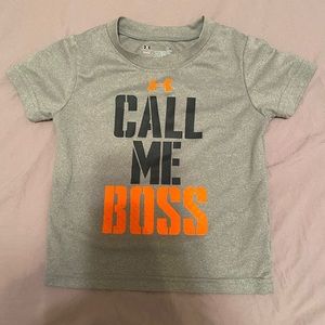 Baby Under Armour t-shirt. Grey. 12 month